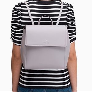 NEW Kate Spade Somerville Megyn Back Pack Light Purple/grey